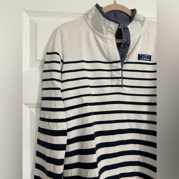 L.L. Bean Tops - L.L. Bean Striped Henley Shirt